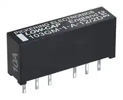 103GM-1-A-5/2D: Reed Relay, SPST-NO, 5 VDC, 103 Series, Through Hole, 500 ohm, 500 mA