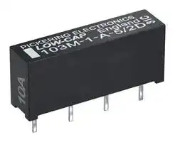 103M-1-A-5/2D: Reed Relay, SPST-NO, 5 VDC, 103 Series, Through Hole, 150 ohm, 500 mA