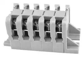 6G38TSF: TERMINAL BLOCK, SCREW, 2POS, 18-8AWG