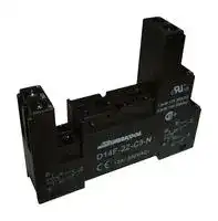 D14F-2Z-C3-N: Relay Socket, DIN Rail, Screw, 8 Pins, 8 A, 300 VAC, D14F Series