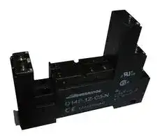 D14F-1Z-C3-N: Relay Socket, DIN Rail, Screw, 5 Pins, 10 A, 300 VAC, D14F Series