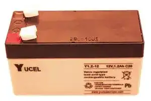 Y1.2-12: BATTERY,LEAD ACID,1.2AH,12V