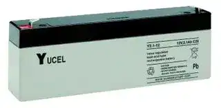 Y2.1-12: Rechargeable Battery, 12 V, Lead Acid, 2.1 Ah, Quick Connect, 1