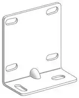 XUZAM01: Mounting Bracket, Right Angle, Plastic, OsiSense® XU Series
