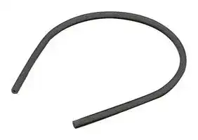 38401309: Shielding Gasket, EMI, Silicone Elastomer, Round Hollow Shape, 1 m L, 5 mm ID, 9 mm OD