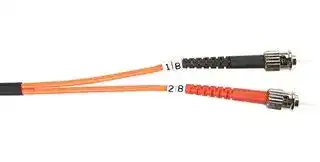 FO625-001M-STST: FO CABLE, ST DUPLEX -ST DUPLEX, 1M