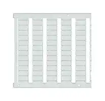 8WH8202-3AA05: Terminal Block Marker, White, Labeling Plate, Siemens ALPHA FIX Series 8WH Terminal Blocks