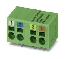 1034522: Wire-To-Board Terminal Block, 5 mm, 4 Ways, 24 AWG, 14 AWG, 2.5 mm², Clamp