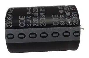 SLPX222M200H9P3: Electrolytic Capacitor, 2200 µF, 200 V, ± 20%, Snap-In, 3000 hours @ 85°C