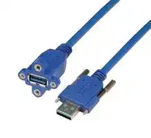 UPMVISAA30-1M: USB Cable, Type A Plug to Type A Receptacle, 1 m, 3.3 ft, USB 3.0, Blue