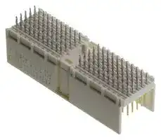 HM2P65PDA1L1E9LF: Connector, 44P GND, Millipacs Series, 125 Contacts, 2 mm, Header, Press Fit, 5 Rows