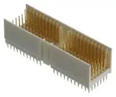 HM2P07PDG1A1N9LF — Connector, FCI Millipacs Series, 110 Contacts, 2 mm, Header, Press Fit, 5 Rows