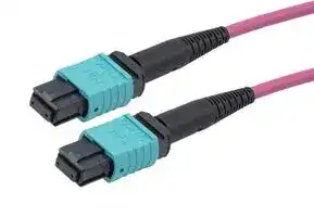 MPFF12OM4AR-5: Fibre Optic Cable, Multimode, 12 Fibres, 50µm/125µmDia, MPO-MPO Jack, 5m
