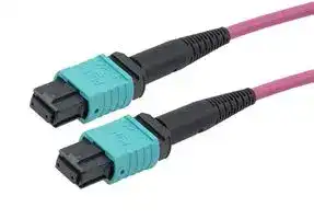 MPFF12OM4BR-10: Fibre Optic Cable, Multimode, 12 Fibres, 50µm/125µmDia, MPO-MPO Jack, 10m