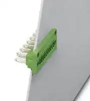1726499: Terminal Block, w/Flange, Header, 3.81 mm, 13 Ways, 8 A, 160 V, Quick Connect Vertical