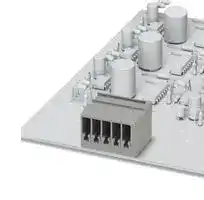 1980381: Terminal Block, Header, 5.2 mm, 3 Ways, 15 A, 300 V, Through Hole Right Angle
