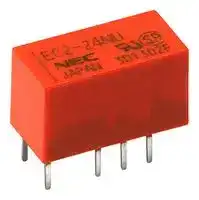 EC2-12NU: Signal Relay, 12 VDC, DPDT, 2 A, EC2 Series, Through Hole, Non Latching