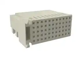 HM2R03PA5100N9LF: Connector, Hard Metric, FCI Millipacs Series, 55 Contacts, 2 mm, Receptacle, Press Fit, 5 Rows