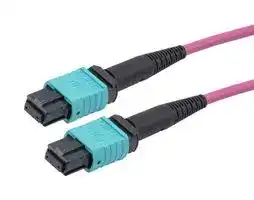 MPFF8OM4BP-3: Fibre Optic Cable, Multimode, 8 Fibres, 50µm/125µmDia, MPO-MPO Jack, 3m