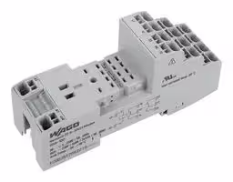 858-100: Relay Socket, DIN Rail, Screw, 14 Pins, 12 A, 250 VAC, 858 Series