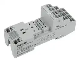858-100: Relay Socket, DIN Rail, Screw, 14 Pins, 12 A, 250 VAC, 858 Series