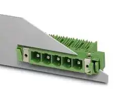 1701537: Terminal Block, w/Flange, Header, 10.16 mm, 2 Ways, 76 A, 1 kV, Through Hole Right Angle