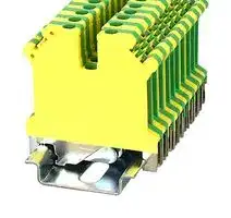 MP012870: DIN Rail Mount Terminal Block, 2 Ways, 24 AWG, 12 AWG, 2.5 mm², Screw