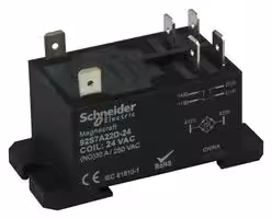 92S7A22D-24: POWER RELAY, DPST, 30A, 250V, DIN/PANEL