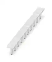 0824273: Terminal Block Marker, White, Marker Pin Strip, Modular Terminal Blocks, Blank (Legend), 5 mm, BN