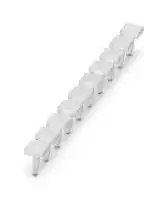 1401831: Terminal Block Marker, White, Marker Pin Strip, Modular Terminal Blocks, Blank (Legend), 6.2 mm, BN