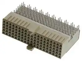 HM2R67PA5108N9LF — Connector, Hard Metric, FCI Millipacs Series, 95 Contacts, 2 mm, Receptacle, Press Fit, 5 Rows