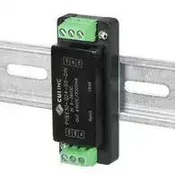 PYBE30-Q48-S12H-DIN: Isolated DIN Rail Mount DC/DC Converter, With Heatsink, ITE, 4:1, 30 W, 1 Output, 12 VDC, 2.5 A