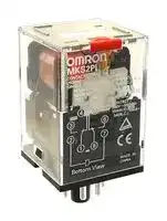 MKS2PIAC240: Power Relay, DPDT, 240 VAC, 10 A, MK-S Series, Socket, Non Latching