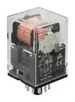 MKS3P5DC24: Power Relay, 3PDT, 24 VDC, 10 A, MK-S Series, Socket, Latching