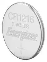 7638900411508: Battery, 3 V, Lithium, 25 mAh, Pressure Contact, 1