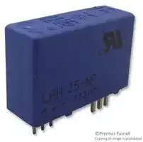 LAH 25-NP: Current Transducer, LAH Series, 25A, -55A to 55A, 0.3 %, Closed Loop Output, 12 Vdc to 15 Vdc