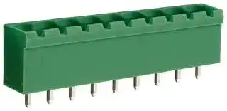 CTBP9308/9: Terminal Block, Closed Ended, Header, 5.08 mm, 9 Ways, Through Hole Vertical