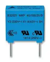B32021A3682M000.: Safety Capacitor, Metallized PP, Radial Box - 2 Pin, 6800 pF, ± 20%, Y2, Through Hole