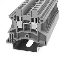 MP012875: DIN Rail Mount Terminal Block, 2 Ways, 22 AWG, 10 AWG, 4 mm², Screw, 32 A