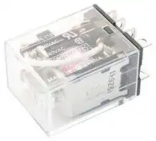 LY2 220/240 VAC: General Purpose Relay, LY Series, Power, Non Latching, DPDT, 240 VAC, 15 A