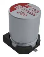 A783MN337M1VLAS020: Hybrid Aluminium Electrolytic Capacitor, 330 µF, ± 20%, 35 V, Radial Can - SMD, 0.02 ohm