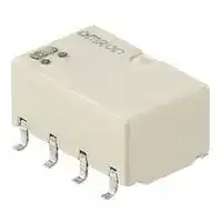 G5V-2-H1-DC24: Signal Relay, 24 VDC, DPDT, 2 A, G5V-2 Series, Through Hole, Non Latching