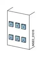 3WL9111-0AN27-0AA0 — Main Conductor Connection, 2.5 kA, 3WL Series Air Circuit Breaker