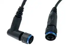 USBTV268ZNP07: USB Cable, Plug to 90° Plug, 750 mm, 29.5 ", USB 2.0, Black