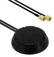 ALPHA7/3M/SMAM/SMAM/S/S/11: Puck Antenna, High Grade Mounting Adhesive, Combined 27dBi GPS/GSM, SMA 3m