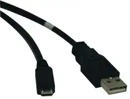 U050-010: USB CABLE, 2.0 TYPE A-MICRO B PLUG, 10FT
