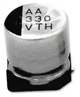 50THV47M8X10.5: SMD Aluminium Electrolytic Capacitor, Radial Can - SMD, 47 µF, 50 V, 0.36 ohm, 3000 hours @ 125°C