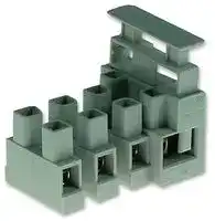 CFTBN/4WP: Fused Terminal Block, 4 Ways, 4 mm², Screw, 20 A