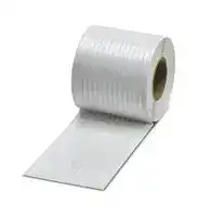 0801837: Terminal Block Marker, Marking Foil, Phoenix Contact THERMOMARK Zack Marker Strip, Blank