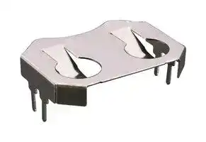 BAT-HLD-001-THM-TR: Battery Holder, CR2032 and CR2025, Single, Through Hole